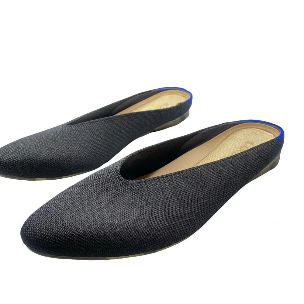 Rothy's Black and Blue Women's Flats